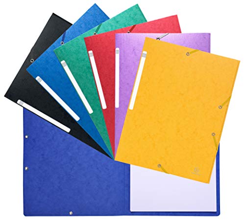 Exacompta 5592E - Pack de 10 carpetas con goma color azul reviews Exacompta 5592E - Pack de 10 carpetas con goma color azul