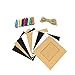 Price comparison product image 10 Pcs Paper Photo Frame Set For Fujifilm Instax Polaroid Camera Films (brown+white+black, for 3 inches Picture)