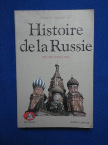 couverture de : HISTOIRE DE LA RUSSIE DES ORIGINES &Agrave; 1984