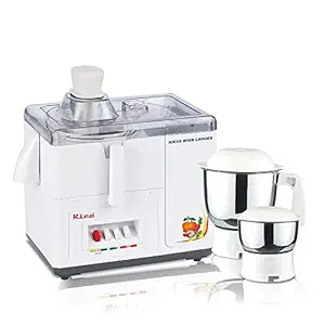 Rico Juicer Mixer Grinder with Japanese Technology | with Unbreakable Body |2 Year Warranty (White, 550 Watt) I Made in India