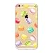 Produktbild iphone SE 5 5S Telefon Fall weich cover Handy Hülle Schutzhülle Etui TPU Silikon Smartphone Case Protective Anti-Rutsch Shell Tasche Schale Huelle Wallet felxible Bumper Silikontasche Crystal JINCHANGWU macaron Hamburg hamburgers