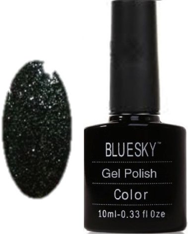 Bluesky UV/LED Gel Nail Polish, Frosty Midnight 10 ml