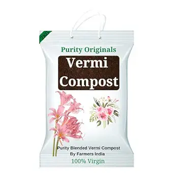 Purity Originals Organic Vermicompost Fertilizer Manure for Plants 2KG