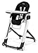 Peg Perego HSIXX2 Lico Reclining Designer High Chair with Baby Siesta – Licorice