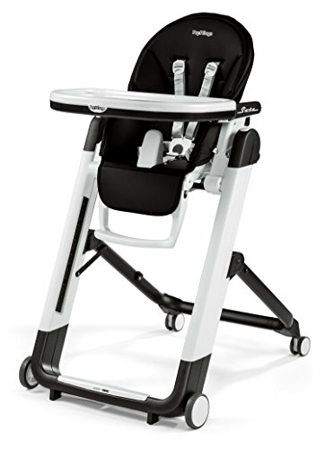 Peg Perego HSIXX2 Lico Reclining Designer High Chair with Baby Siesta – Licorice