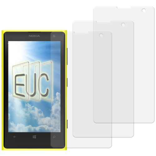 Preisvergleich Produktbild 3 x Displayschutzfolie klar / wie unsichtbar für Nokia Lumia 1020