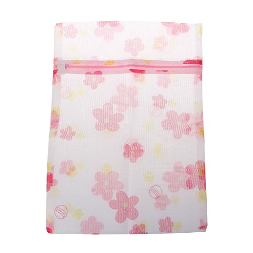 Preisvergleich Produktbild CADANIA Flower Zipper Waschen Wäschesack BH Unterwäsche Dessous Mesh Waschkorb