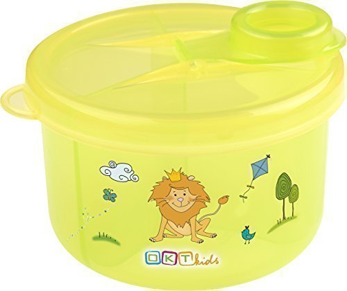 Milk Powder Scoop with 3 Sections, Powder Dispenser Hippo Green