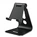 Price comparison product image Nulaxy Adjustable Aluminum Stand, Multi-Angle Cell Phone Holder, Cradle, Dock, Stand for iPhone 7 6 6s Plus 5 5s 5c , all Android Smartphone, Universal Phone Stand - Black