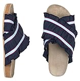Die Damenschuhe kommen im dunkelblauen Schuhbeutel, der sich sehr gut auch als Täschchen für den Bikini nutzen lässt.