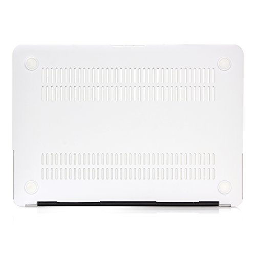 Macbook 12 Inch New Hülle(A1534),SongNi® Rubber Coated for MacBook White Marble Pattern Rubber Coated Hard Shell Cover Protector for Macbook 12 inch with Retina display(Marble-White) - 4