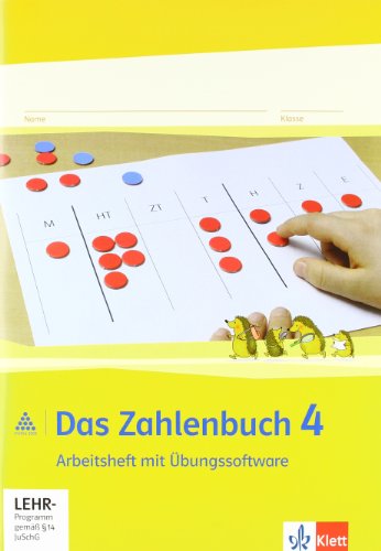 Das Zahlenbuch 4: Arbeitsheft mit CD-ROM Klasse 4 (Das Zahlenbuch. Ausgabe ab 2012)