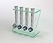 Produktbild Plastic Online Ltd Elektrische Zahnbürsten-Ständer für 4 x Bürstenköpfe, in verschiedenen Farben erhältlich Light Green Tint