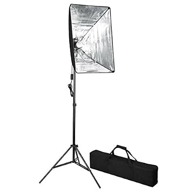 VIDAXL Kit d'éclairage/ Eclairage de studio Softbox 60 cm x 40 cm E27 Pour des Effets d'éclairage Doux.