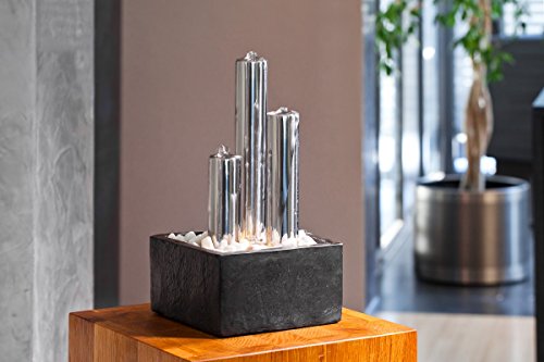 Edelstahl-Schieferbrunnen Montreal von seliger® - 2