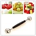 Produktbild Stalinless Steel Multifunction Dual Double end Melon Ice Cream Spoon Sorbet Dessert Dig Ball Spoon Fruit