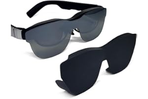 ZHIXTEU Silikon Linsen Bildschirmhaube für Xreal one/one pro/Air 2, für Rayneo Air 3/Air 2/Air 3s, AR Brillen Linsen Sonnenschutz Schutzabdeckung