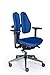 Produktbild Rohde und Grahl duo back® 11 Ergonomischer Bürodrehstuhl Bezug blau, mit Armlehnen