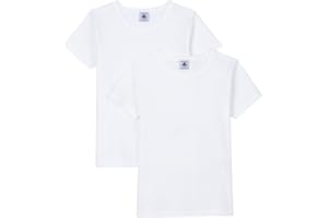 Petit Bateau Camiseta de Manga Corta (Pack de 2) para Niños
