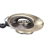Cacoffay Sitz Büro Grüne Bronze Laser-Gravur Antiquität Schnurgebundenes Telefon Haushalt Retro Kreativ Dekoration Telefon Festnetz