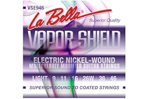 LA BELLA Labella VSE946 Vapor Shield Jeu de cordes pour Guitare électrique Violet