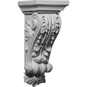 Ekena Millwork COR05X05X12DA 5 1/4-Inch W x 5 3/8-Inch D x 12 1/4-Inch H Damon Corbel