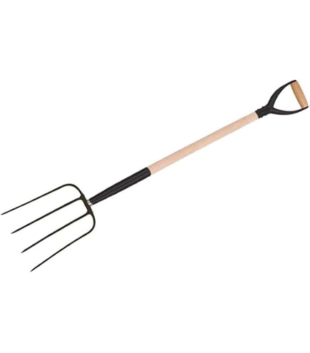 Fourche à Bêcher Spear & Jackson - Acier Inoxydable, Manche Bois Dur