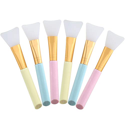 ManYee - 6 brochas de silicona para aplicar máscara de arcilla, máscara de ojos, loción corporal, suero o bricolaje