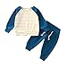 Produktbild Baby Mädchen Jungen Gestreift Langarmshirt Pullover + Hose Set Herbst Winter Neugeborenes Baby Kleidung Outfits 0-6 Monate