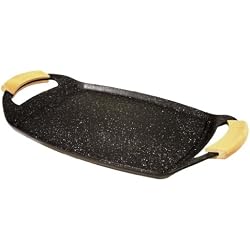 Baumalu 384131 Plancha Fonte d'Aluminium 48.5 x 28.5 x 3.7 cm