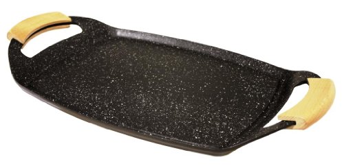 Baumalu 384131 Plancha Fonte d'Aluminium 48.5 x 28.5 x 3.7 cm