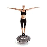 66fit Mini Trampoline - 37 inch Exercise Aerobic Fitness Bounce Rebounder