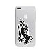 Produktbild licaso Apple iPhone 8 Plus Handyhülle Smartphone Apple Case aus TPU mit Betende Hände Print Motiv Slim Design Transparent Cover Schutz Hülle Protector Soft Aufdruck Lustig Funny Druck