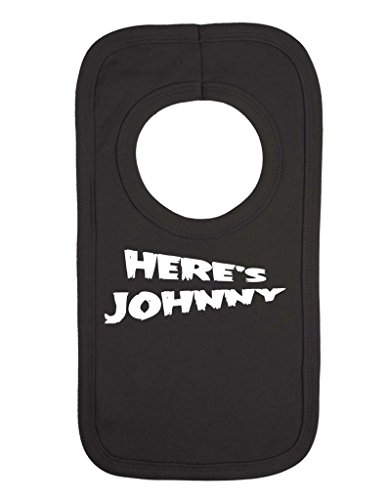 Here's Johnny Personalised Any Name Parody Baby Halloween Pullover Bib