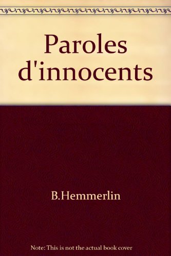 PAROLES DINNOCENTS