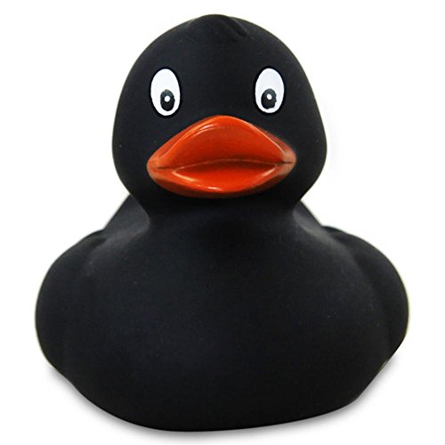 HC-Handel 916519 Vinyl Badeente Grace Gummiente 8 cm Schwarz - 2