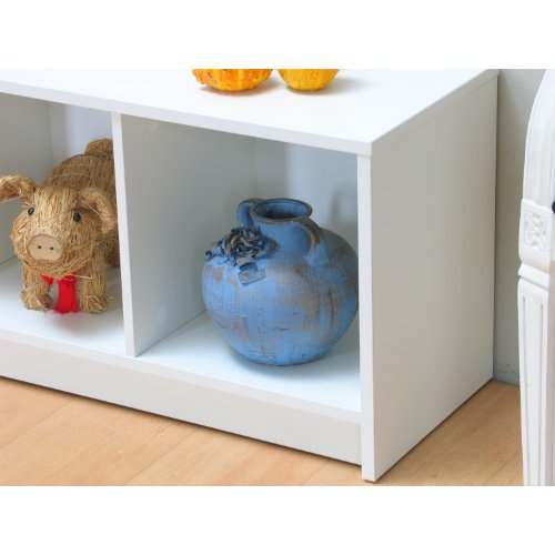 Regal MARIANNE Standregal Wohnregal Raumteiler Sideboard Bücherregal weiss - 2