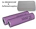 Price comparison product image Samsung 3.6V 2600mAh ICR18650-26F Lithium Ion Rechargeable Unprotected Battery with Storage Box (Pack of 2)