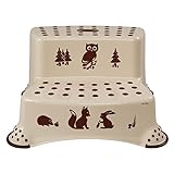 keeeper 1003187613800 igor „forest“ tritthocker zweistufig mit anti-rutsch-funktion, cream/beige - 4
