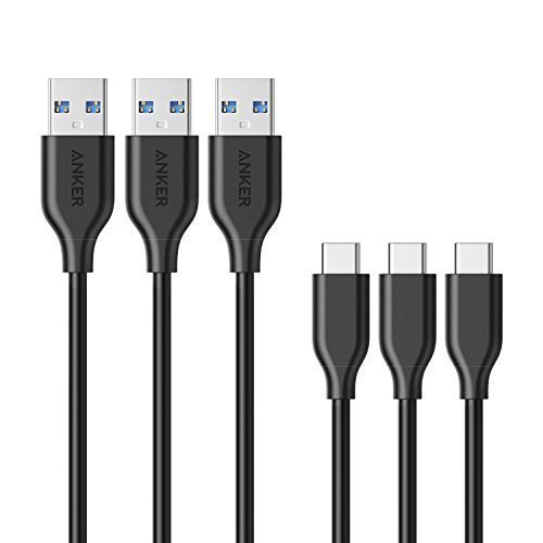 3-Pack-Anker-PowerLine-USB-C-to-USB-30-Cable-3ft-with-56k-Ohm-Pull-up-Resistor-for-USB-Type-C-Devices-Including-the-new-MacBook-ChromeBook-Pixel-Nexus-OnePlus-2-and-More