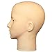 Soft Vinyl Multifunctioal Female Bald Mannequin Head Makeup Massage Training Wig Making Hat Sunglasses Display Mannequin Model Head