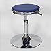 Produktbild GAOJUAN Drehstuhl, Arbeitshocker, Barstuhl, Barstuhl, Beauty Rollhocker, höhenverstellbar, 5 Rollen, PVC-Leder Chrom, Bluediscs
