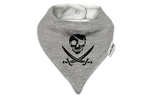 Lovjoy Bandana Geifer Baby Lässig Lätzchen – 5er Pack (SIMPLY BLUE) – Multicolor Super Absorbent & Soft für ultimativen Komfort mit Druckknöpfen – abwaschbar – Wasserdicht vlies Auskleidung für 0-3 Jahre – Netter Baby-Geschenk für Jungen und Mädchen - 5