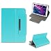 Produktbild NAUC Tablet Tasche für Medion Lifetab P8524 Hülle Cover Schutz Case Tablettasche Etui, Farben:Türkis