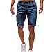 Produktbild Herren Jeans Shorts, Sumeiwilly Sommer Jeansshorts Stretch Cargo Hose Denim Lose Fit Kurze Hose Freizeit-Shorts Bermuda Shorts für Männer