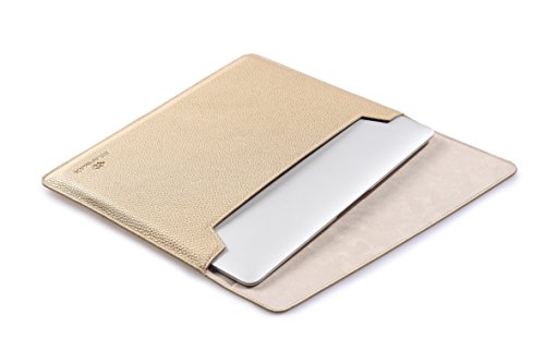 Urcover 13,3 Zoll Mac-Book Air / Pro Retina 12,9 Zoll iPad Pro Tasche Sleeve Hülle Gold Ultra Slim Schutzhülle für 13,3“ Tablet Laptop Notebook Ultrabook - 5