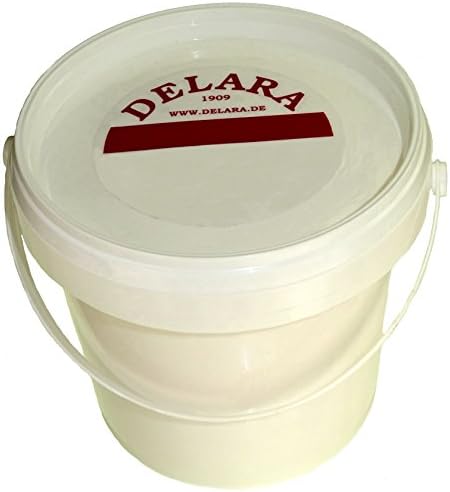 DELARA Leather Grease 500 ml with Small 4 Piece Brush Set, Sponge and Polishing Cloth – Made in Germany