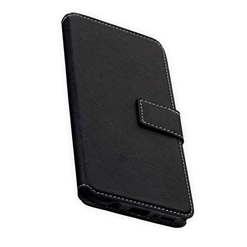 Preisvergleich Produktbild BookStyle Tasche Vertikal für Samsung Galaxy A70 - mit Halterung - schwarz