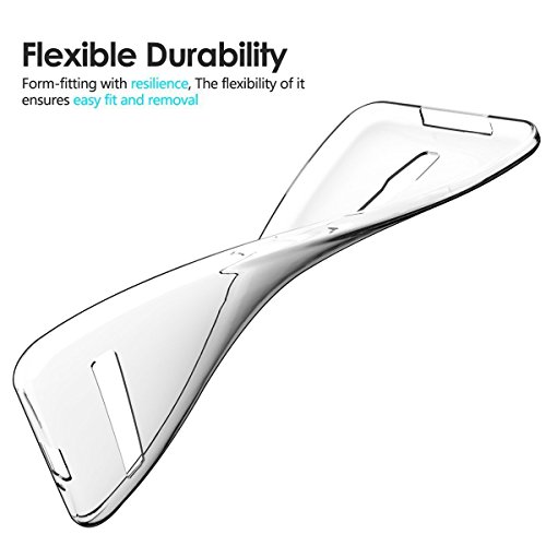 ZenFone 2 5.5″ (ZE550ML/ZE551ML) Hülle Case, Ultra-Clear Case Silikon Soft TPU Crystal Clear Premium Durchsichtig Handyhülle Schutzhülle Case Backcover Bumper Slimcase für ASUS ZenFone 2 5.5″ - 3