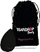 Original Teardrop Beauty Makeup Blender® FOUNDATION SPONGES WEDGE COSMETIC PUFFS (Black Teardrop + Bag)